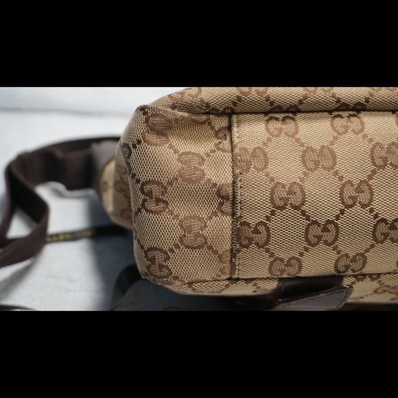 Gucci Beige/Ebony GG Messenger Bag - Picture 15 of 16